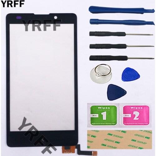 Mobile Touch Screen Glass Digitizer Front Glass For Nokia Lumia XL Dual Sim RM 1030 Touch Panel Sensor Parts Tools 3M Glue
