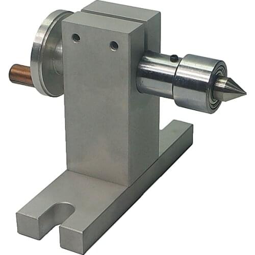 MT2 54mm Center Height Tailstock use for 65mm Chuck 4th Axis CNC machine drilling and milling Machine