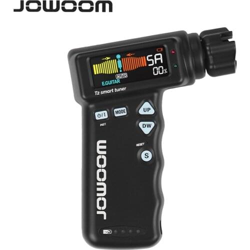 JOWOOM T2 Multi-functional Smart Guitar Tuner Peg String Winder for Guitar Ukulele Chromatic Tuning Built-in Lithium Battery