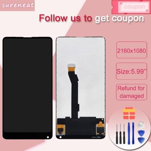 For 5.99 Xiaomi Mi Mix 2S LCD Display 10 Touch Screen Panel Digitizer Assembly Replacement Repair Part
