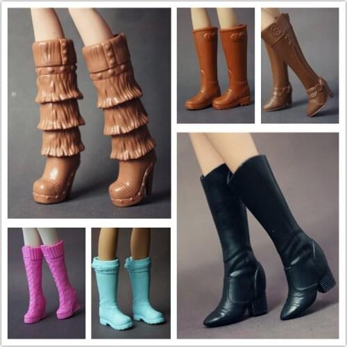 1/6 Doll Accessories Fashion Sneaker Flat Shoes Genuine Sandals Shoeshigh-heeled shoes for Barbie Doll Shoes