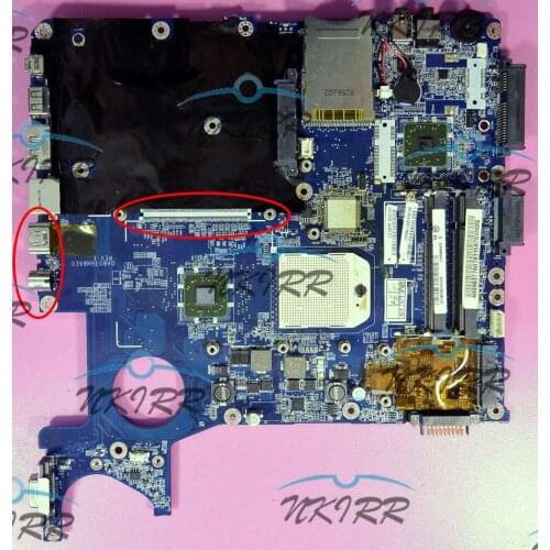100% working A000038320 A000037760 DABD3GMB6E0 REV:E MotherBoard for Toshiba Satellite P300D A300D P300