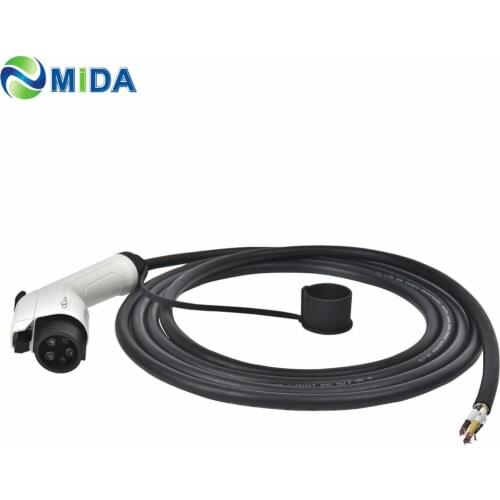 5Meter 32A J1772 EV Connector EV Extension Cord EVSE Tethered Cable Car Charger EV Charging Cable Type 1 ev plug with Cable
