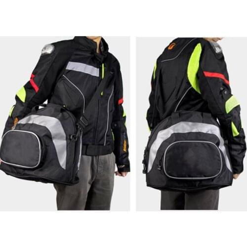 50LC Large Capacity Motorcycle Hiking Helmet Bag Waterproof Diagonal Portable Holder