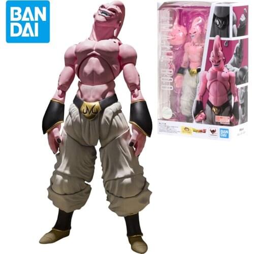 Bandai SHF Dragon Ball 17cm Majin Buu Evil Anime Model Action Figure Adult Doll Decoration Toy Childrens Birthday Gift