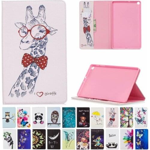 PU Leather Wallet Case for Samsung Galaxy Tab A 10.1 2019 SM-T510 SM-T515 T510 T515 Funda smart Tab A 10.1" Tablet case Funda