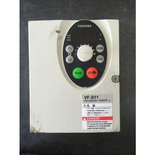 VFS11S-2015PL-WP(R5) VF-S11 1.5KW 220V Inverter, used one , 90% appearance new , test goods , free shipping