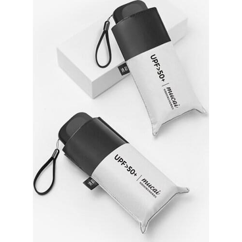 Pocket Mini Umbrella Rain Windproof Anti UV Paraguas Sun Umbrella Light Folding Portable Umbrellas for Women Men Children