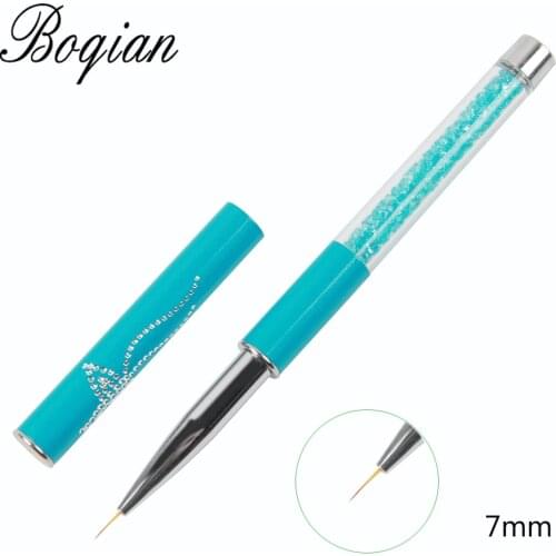 BQAN Professional 5mm/7mm Nail Brush Hand Draw Tips Drawing Line Painting Pen Tools Manicure Nail Art Brush Decoration