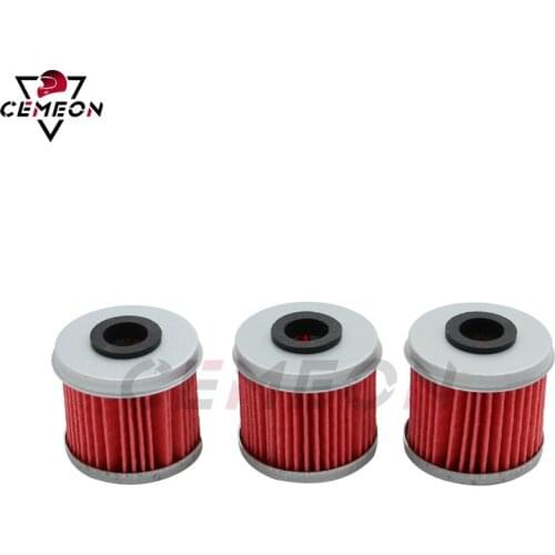 Motorcycle oil filter For Honda CRF150R CRF150RB CRF250R CRF250X CRF250XRL CRF450R CRF450RX CRF450X CRF450XRL TRX450R TRX450ER