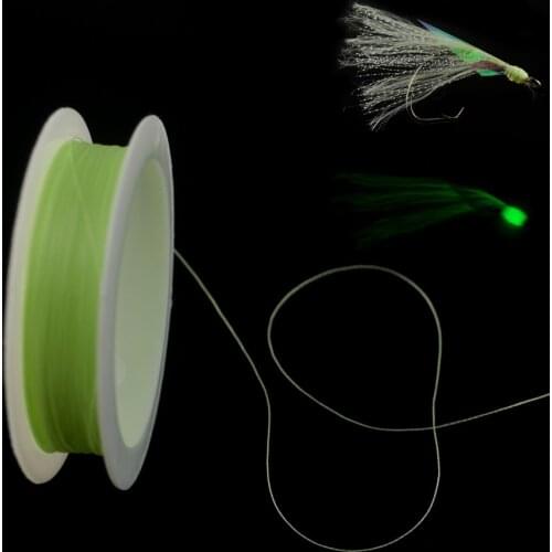 MNFT 100yards Luminous Fly Tying Line Yarn for Flies Head Body Decorating Sabiki Rig Fly Lure Making Material Multiple Colour
