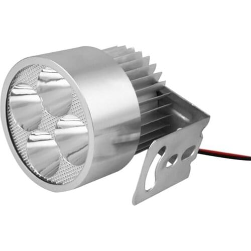 Motorcycle external LED headlight 12V-80V DC motorcycle headlight super bright power saving four bead lamp