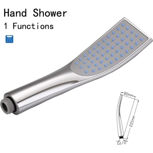 New Handheld shower Best selling bathroom shower single function plastic ABS plated high-end booster shower head bathroom tools