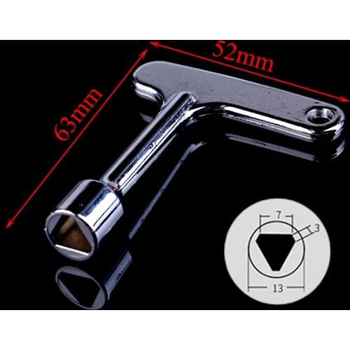 1Pcs New Triangle Key Lock Elevator Door Key Multifunction Electric Cabinet Keys Universal Key