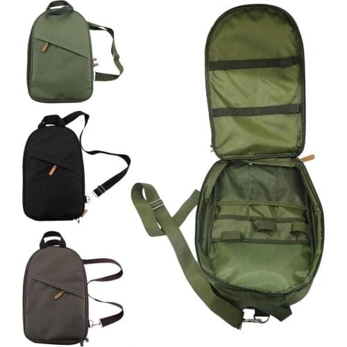 1 pc Fiber solid color shoulder bag Adjustable length and large capacity waterproof tableware storage bag for outdoor camping