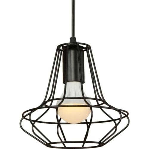 Simple Loft Style Iron Droplight Industrial Vintage LED Pendant Light Fixtures E27 Metal RH Retro Hanging Lamp Home Lighting