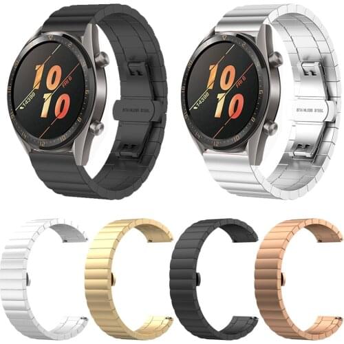 Metal Stainless Steel Strap For HUAWEI WATCH 2 2Pro/ GT Active 46mm /Elegant Wrist Bracelet band for HONOR Watch Magic Watchband