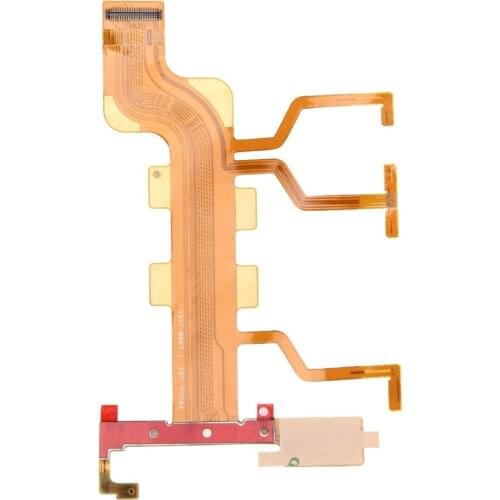 IPartsBuy Power Button & Volume Button & Microphone Ribbon Flex Cable Replacement for Sony Xperia T2 Ultra Dual / XM50h / D5322
