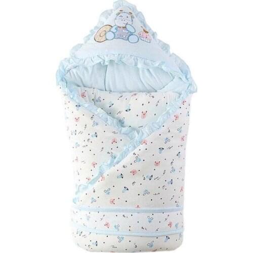 Spring Autumn Baby Sleeping Bag Cotton Baby Blanket Magic Tape Baby Blanket