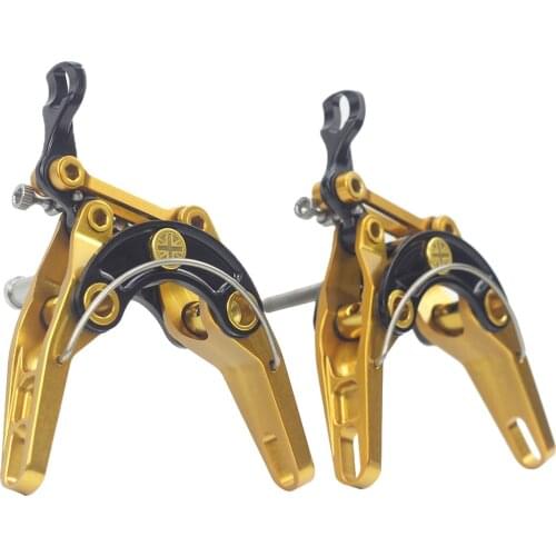 SILVEROCK Bike C Type Caliper Brakes For Brompton 3SIXTY 360 Folding Bicycle Alloy Lengthen Aero V Brake