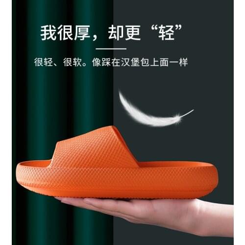 Slipper Womens Platform Slippers Home Indoor Couple Bathroom Bath Soft Bottom Non-Slip Deodorant Mute Slippers mens shoes