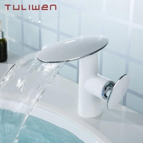 TULIWEN White Bath Mixers