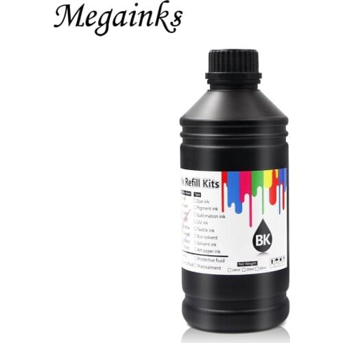 1000ML Universal LED UV ink for Epson desktop printer for epson T50 1390 1400 1410 1430 1500W UV flatbed printer