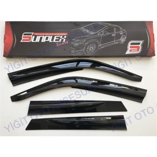 For OPEL VECTRA B Rain Wind Deflector 1996-2002 Sunshade Curtains Car Windshield Auto Accessory Universal Spilitter Mud Flaps