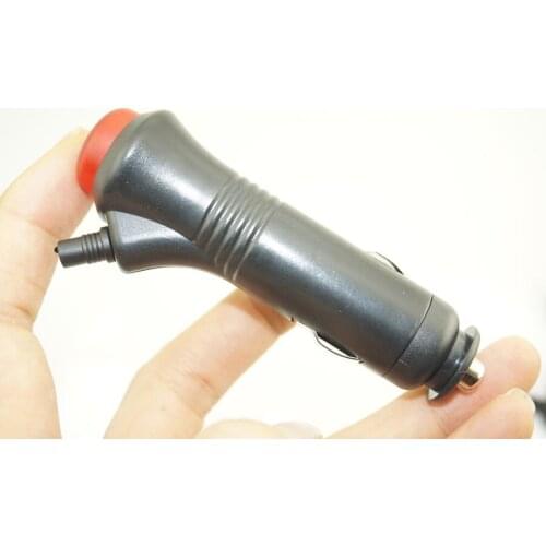 12V Male Cigarette Lighter Automotive Auto Power Plug With LED Fuse With Switch