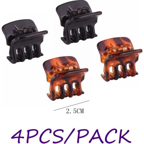 2.5CM Hair claws Hairpins Trendy Hair Clip For Women Girl Accessories Hair Turtle/black ACC26