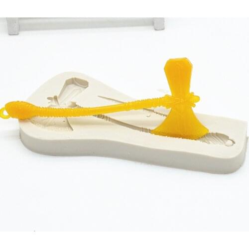 3D Ax Silicone Molds For Baking Cupcake Topper Fondant Cake Decorating Tools Keychain Pendant Epoxy Resin Polymer Clay Moulds