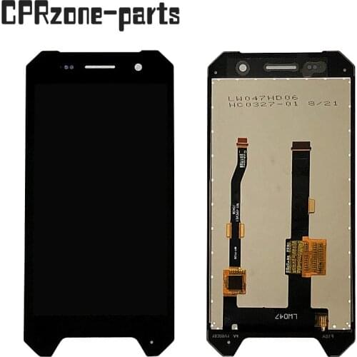 4.7" Black + Frame For Nomu S30 Mini LCD Display With Touch Screen Digitizer Sensor Panel Assembly