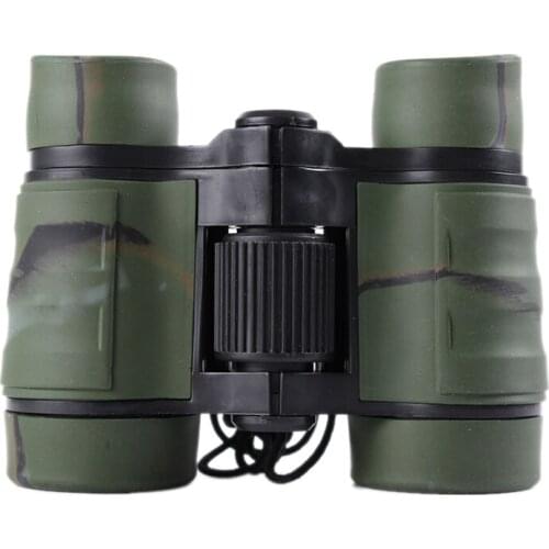 4X30 Childrens Telescope Adventure Binoculars for Children Binoculars Rubber Grip Manual Focus