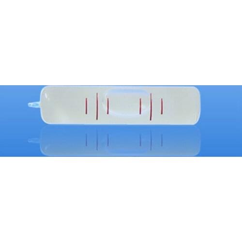 7.5*33mm 3'/2mm level vial Small spirit level round Glass Cylinder Bubble Spirit Level Accessories for measuring instrument