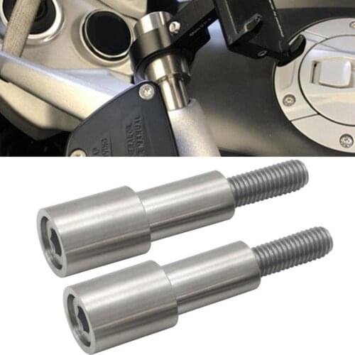 80% Hot Sales!! 2Pcs Extension Rod Connecting Anti-corrosive Aluminum Navigation Bracket Extension Pole for BMW K1600B/ GT/ GTL