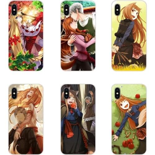Anime Spice and Wolf Accessories Phone Cases Covers For Xiaomi Mi4 Mi5 Mi5S Mi6 Mi A1 A2 A3 5X 6X 8 CC 9 T Lite SE Pro