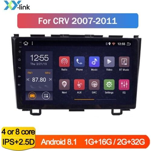 Android 9.0 car dvd multimedia player For Honda CRV CR-V 3 2007-2011 GPS navigation system car radio video audio no 2 din dvr