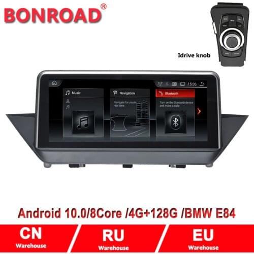 Bonroad Android 10.0 Ram4G Rom 64G Rom128G For BMW X1 E84 2009 2010 2011 2012 2013 2014 2015 No Screen CIC system Video Player