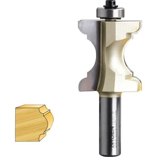 Woodworking Tool Edge Moulding Triple Bead Arden Router Bit - 1/2*1 - 1/4" Shank - Arden A0701058