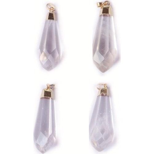 Druzy fashion jewelry fineness novetly decorate exquisite pendants triangle Vintage clean crystal locket kolye Free Shipping