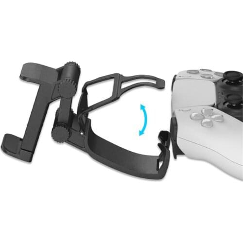 Controller Bracket Adjustable Gamepad Holder for Ps5 Phone Clip Mount Rotatable Game Controller Accessories
