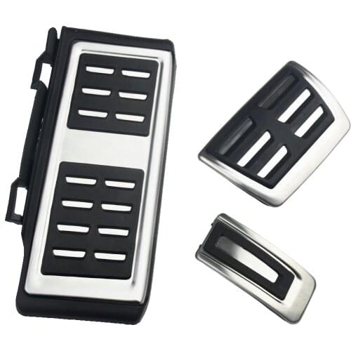 Stainless Steel Pedal Cover For VW T-Roc ROC Tiguan 2017 2018 2019 Car Styling accessories