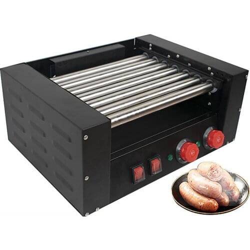 Small Commercial French Hot Dog Machine Sausage Roasting Machine Hot Dog Barbecue Machine Hot Dog Roller Machine SC-mini
