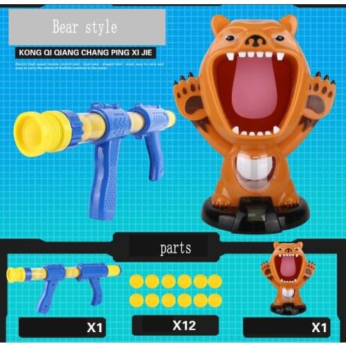 Children toy gun boy can launch bullet soft bomb baby to fight puzzle simulation toys