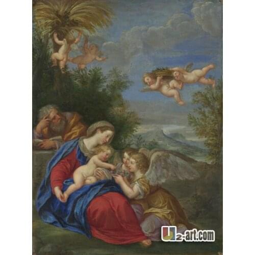 Canvas Prints ( Pinturas De La Virgen Maria) classic giclee printed on canvas for bedroom Religion-016