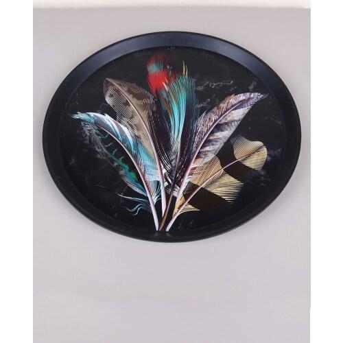 Plastic Round Pattern Tray