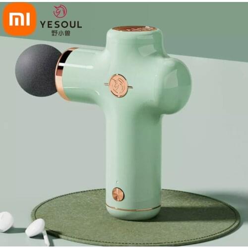 Xiaomi Yesoul Wireless Fascia Gun MG-11 3-speed Adjustment 10min Timed Mini Muscle Relaxer With 4 Various Massage Heads