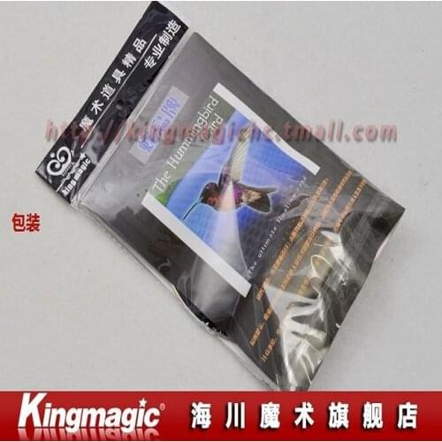 10pcs each lot The Hummingbird Card UFO Card Floating card magic toys hidden line magic wax card