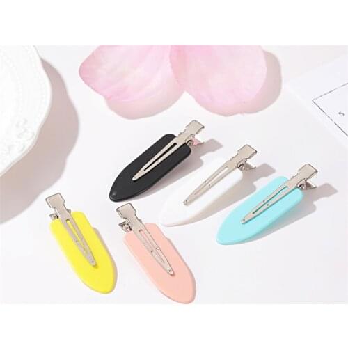 4 pieces/set of simple seamless duckbill word hairpins fresh female fashion hairpins hair accessories