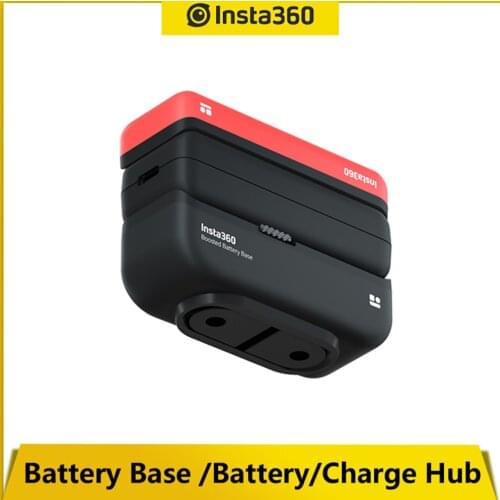 100% Original Insta360 ONER Battery Base/Boosted Battery Base/Fast Charge Hub Action 4K Camera Accessories for Outdoor Sport Cam